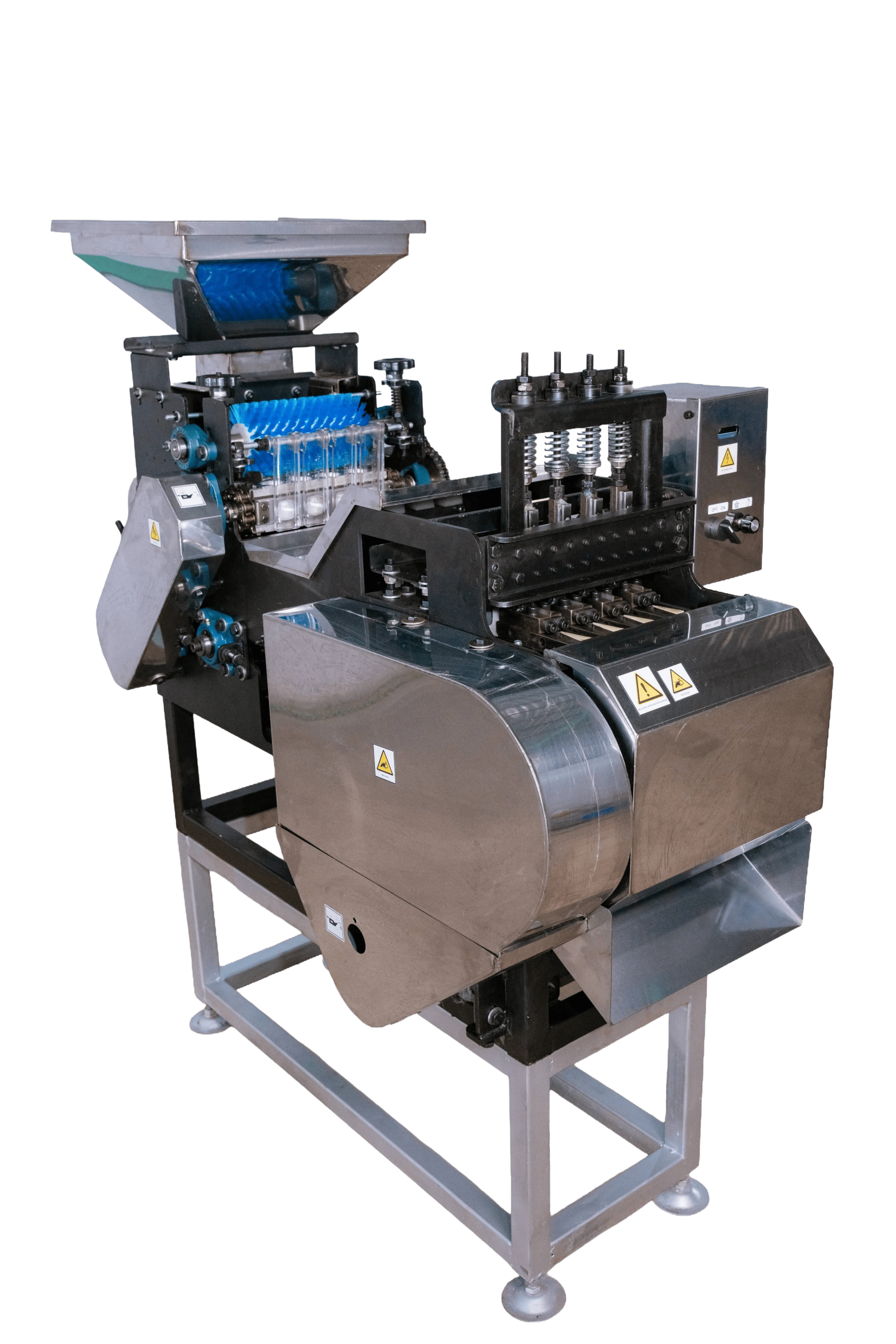 Vietnam 4-Blade Cashew Cutting Machine - Front View